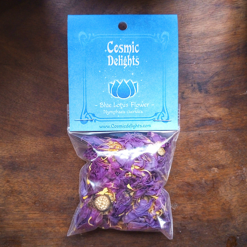 Blue Lotus Petals Cosmic Delights