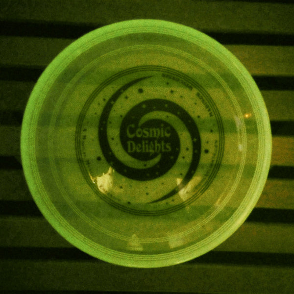 Cosmic Delights Glow In The Dark Frisbee
