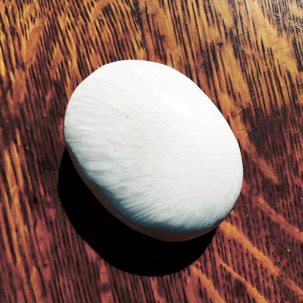 Scolecite Palm Stone