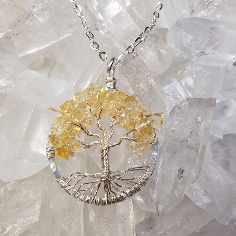 Chakra Balancing Tree Of Life Pendant – Cosmic Delights