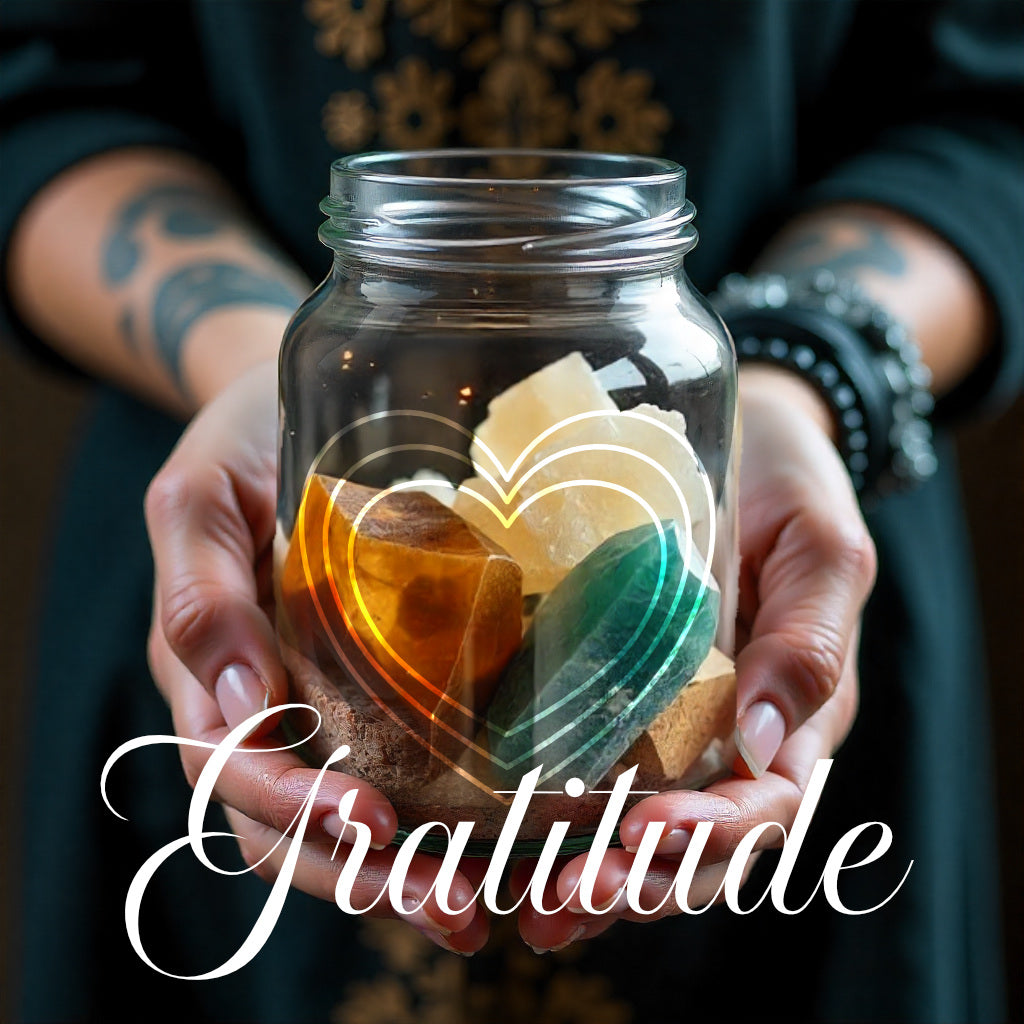 Crafting A Crystal Gratitude Jar