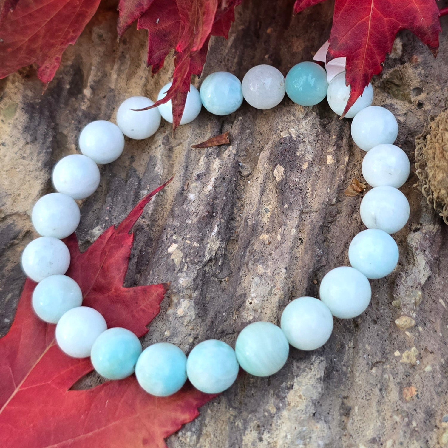 Hemimorphite 8mm Bracelet