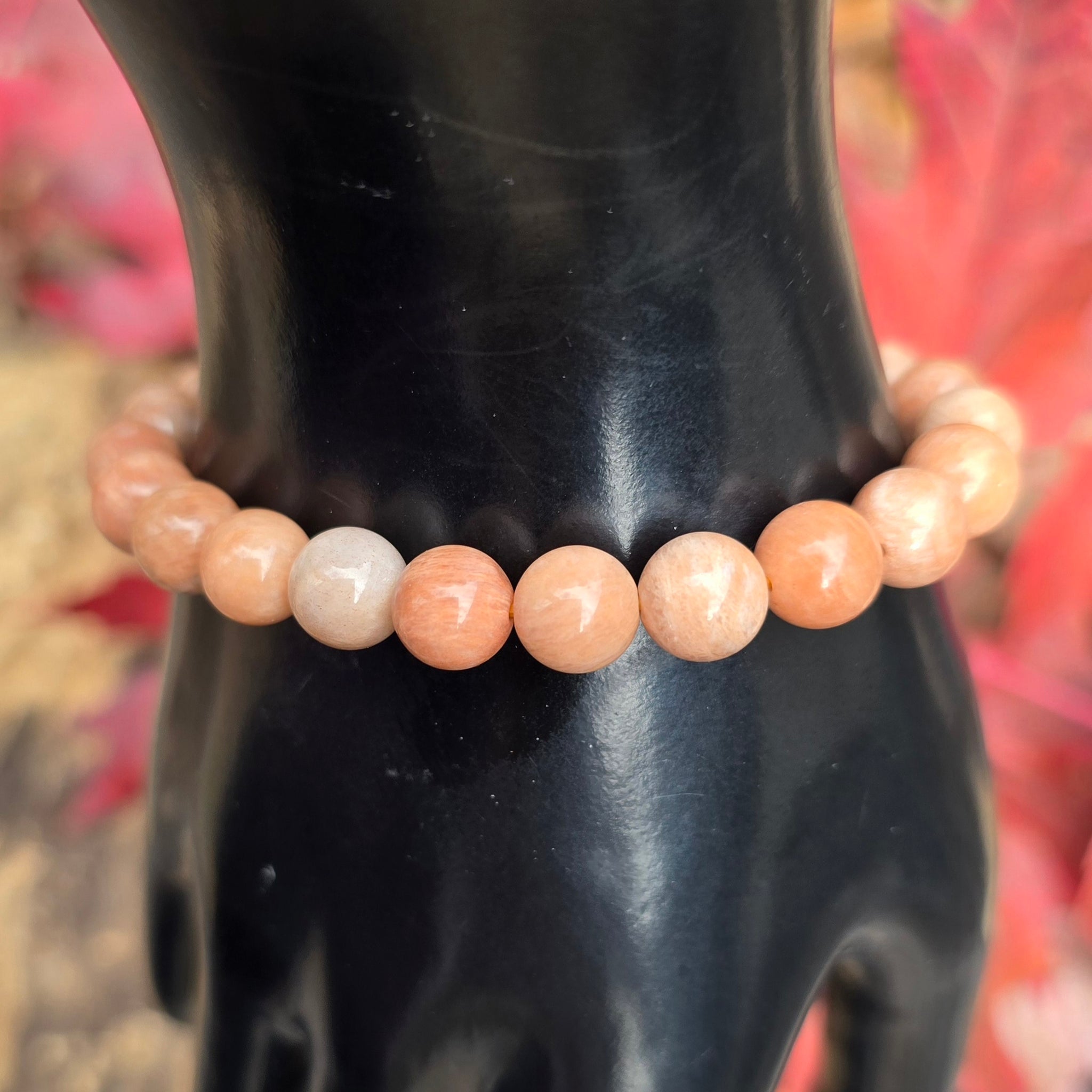 Peach Moonstone Bracelet