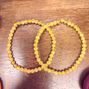 Golden Citrine 4mm Bracelet