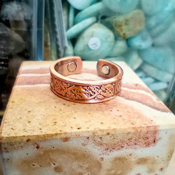 THERAPEUTIC COPPER MAGNETIC RINGS