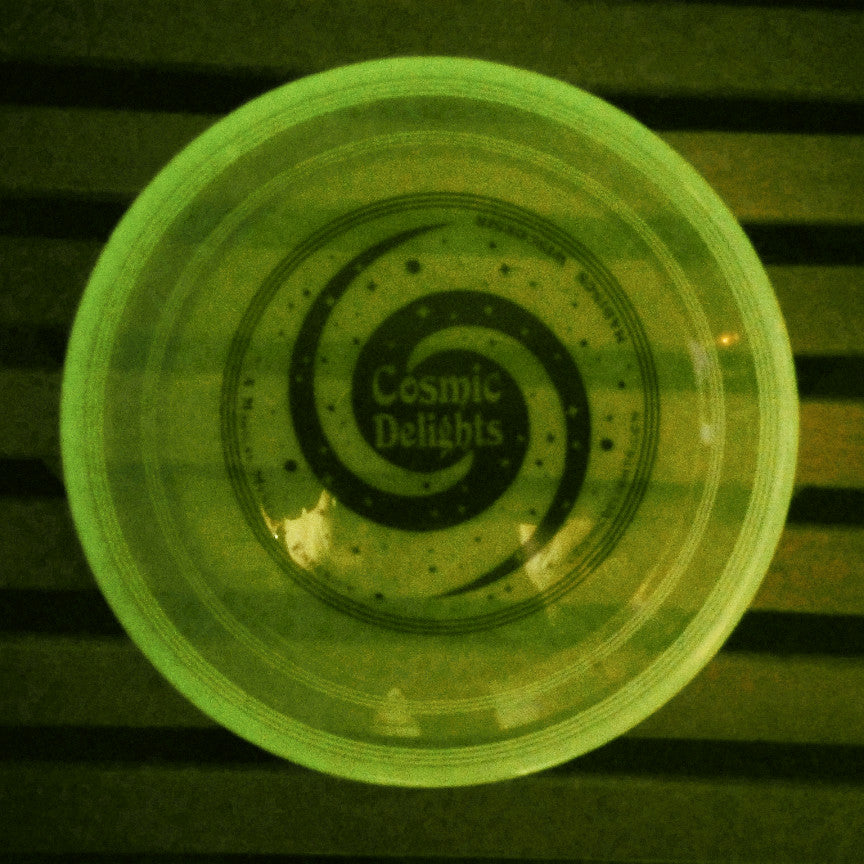 Cosmic Delights Glow In The Dark Frisbee
