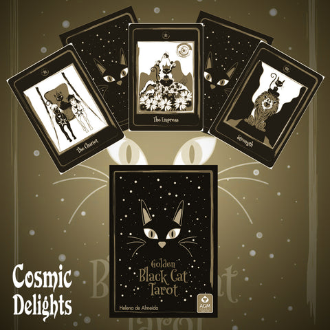 Golden Black Cat Tarot