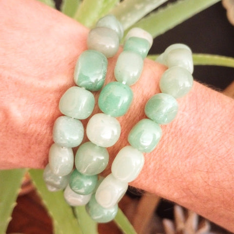 Green Aventurine Bead Bracelet