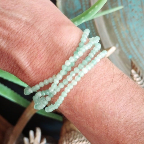 Green Aventurine Bead Bracelet