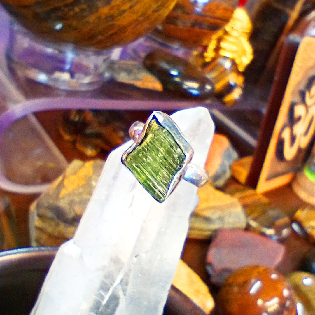 Green Tourmaline Ring