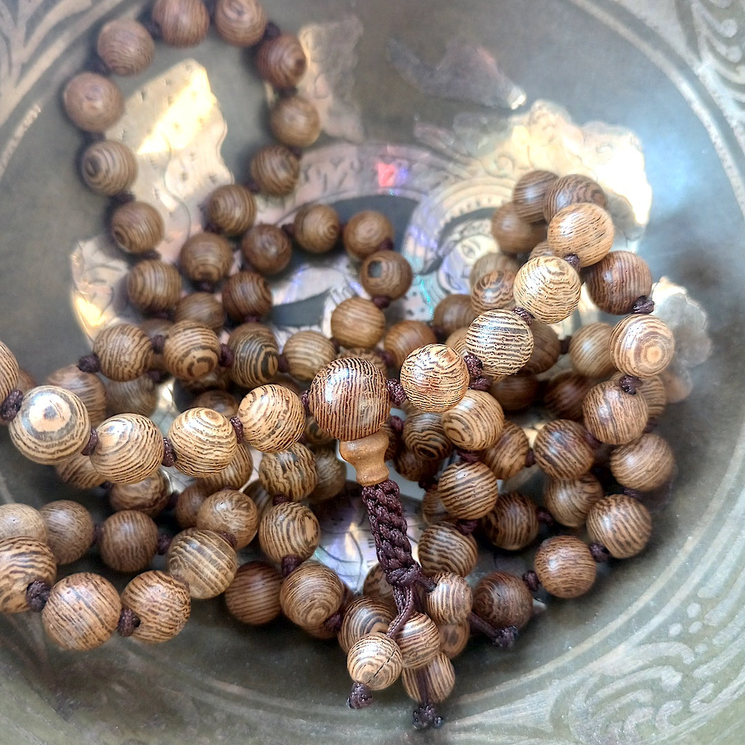 Phoenix Tail Mala Bead Necklace