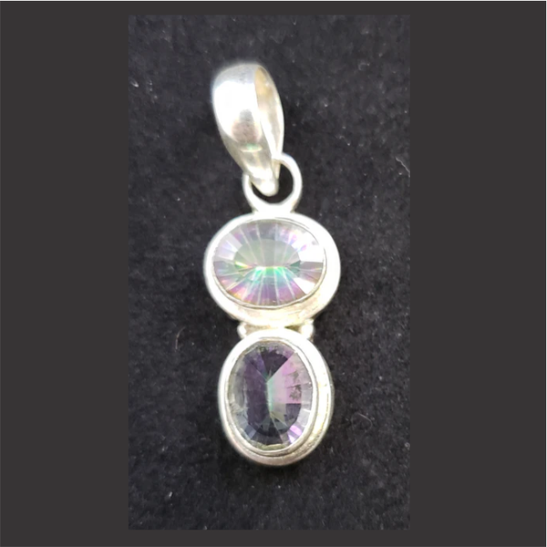 Mystic Topaz Sterling Pendant
