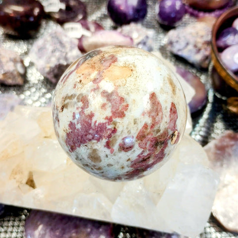 Pink Tourmaline Sphere