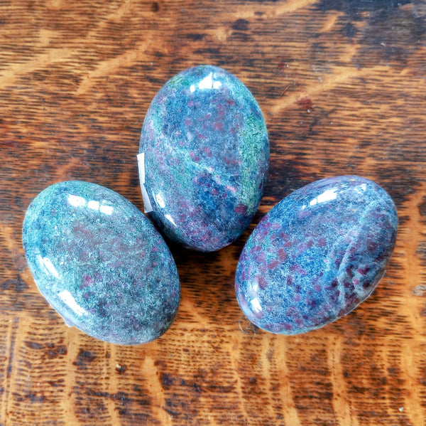 Ruby Kyanite Palm Stones