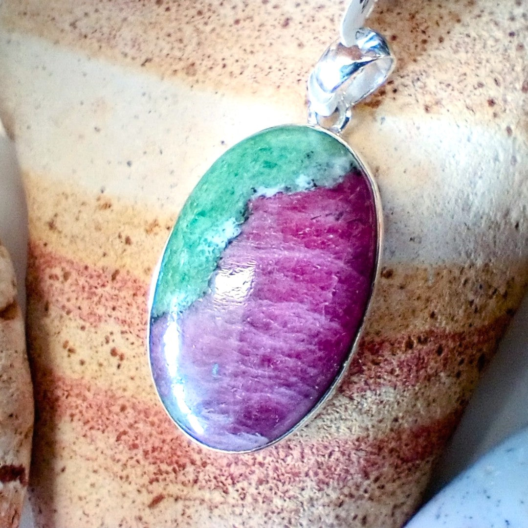 Ruby Zoisite Pendant