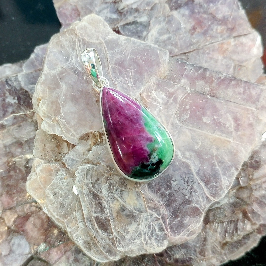 Ruby Zoisite Pendant
