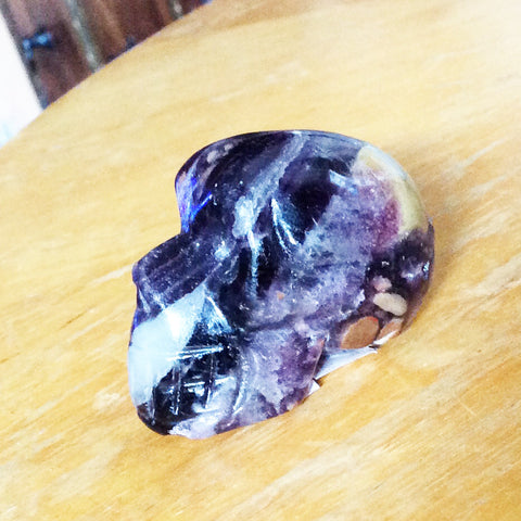 Amethyst Skull