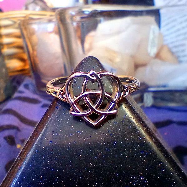 Sterling Silver Celtic Heart Ring