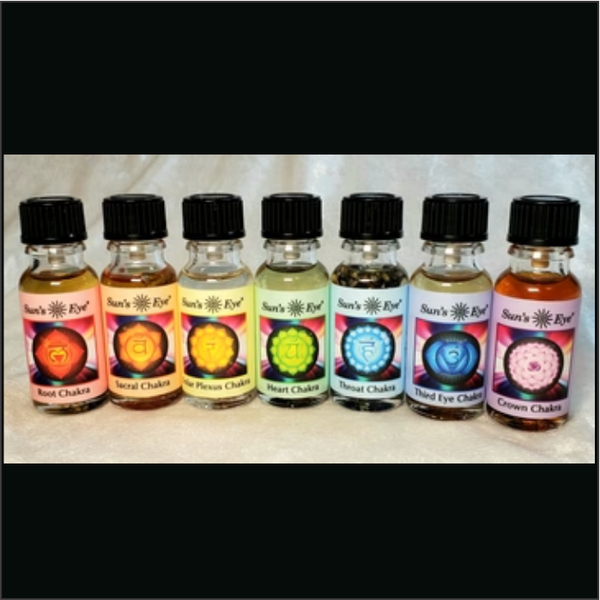 Chakra Oils by Sun's Eye