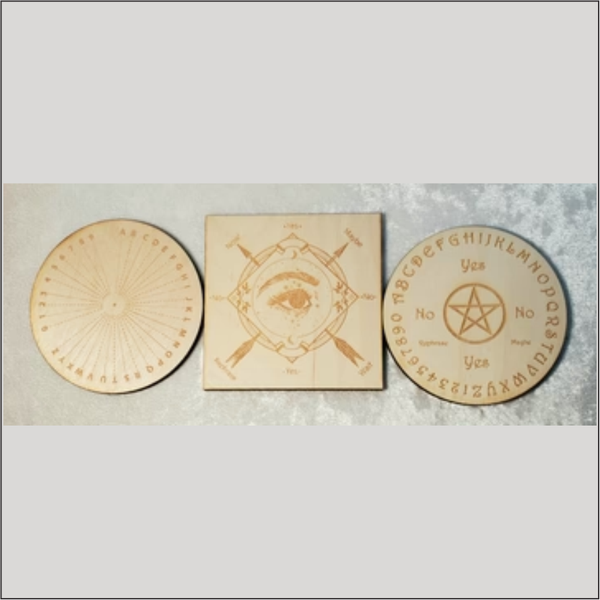 Wooden Pendulum Boards with Laser Etching