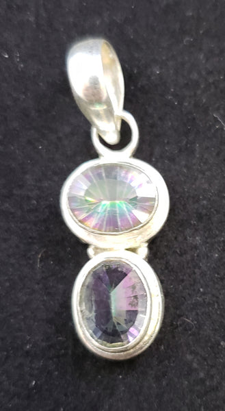 Mystic Topaz Sterling Pendant
