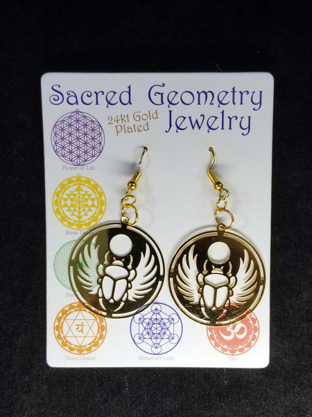 Scarab Earrings