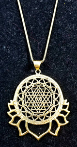 Sacred Geometry Lotus Necklace