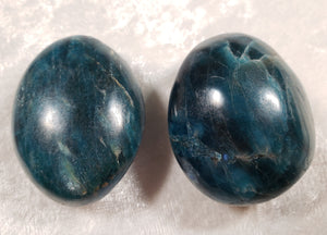 Blue Apatite Palm Stones