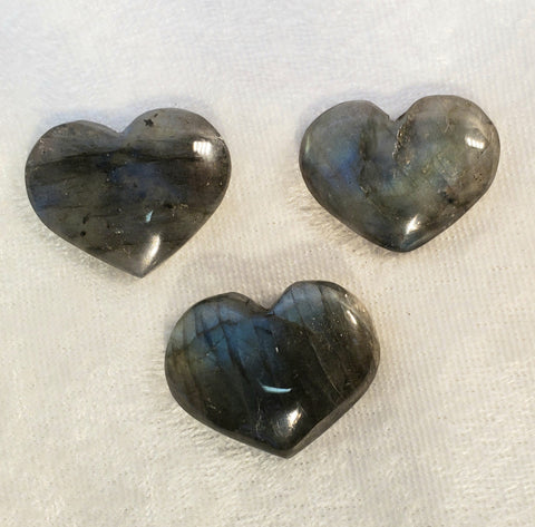 Labradorite Heart