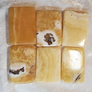 Honey Calcite Rectangles
