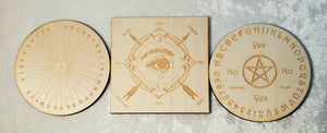 Wooden Pendulum Boards with Laser Etching