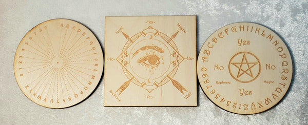 Wooden Pendulum Boards with Laser Etching