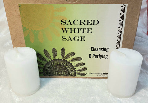 White Sage Votive Candles