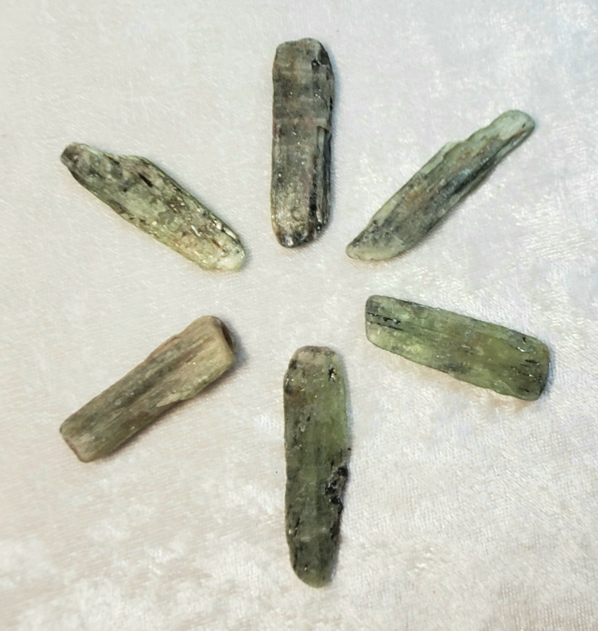 Green Kyanite Rough Specimens