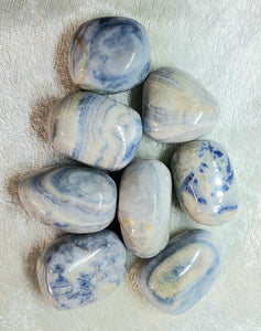 Blue Scheelite Tumbled