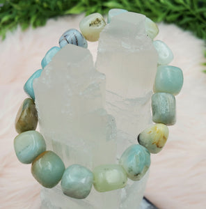 Amazonite Chunky Delight Bracelet