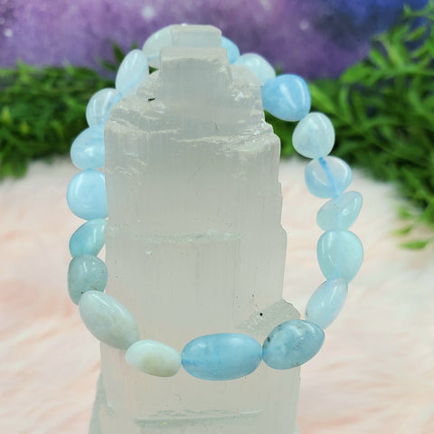 Aquamarine Chunky Delight Bracelet