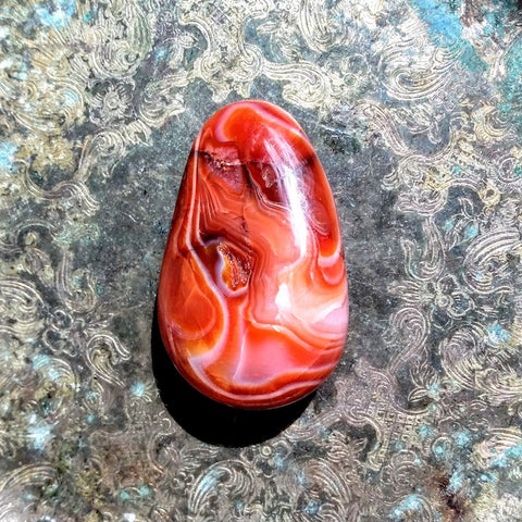 Carnelian Palm Stone