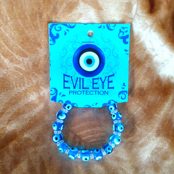 Evil Eye Glass Bead Bracelets