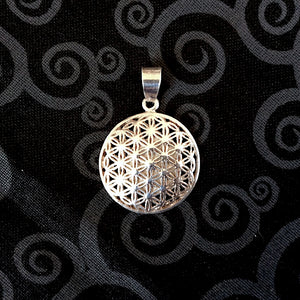 Flower Of Life Sterling Silver Pendant