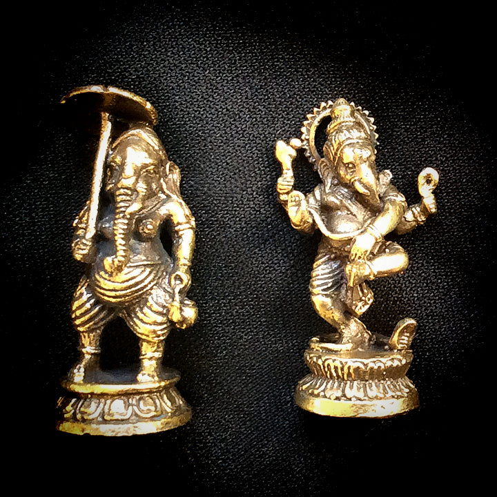 Ganesha Brass Miniature Figurines
