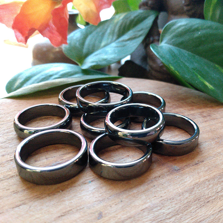 Hematite Rings