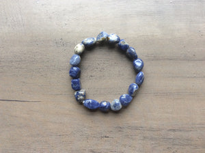 Sodalite Tumbled Stone Bracelet
