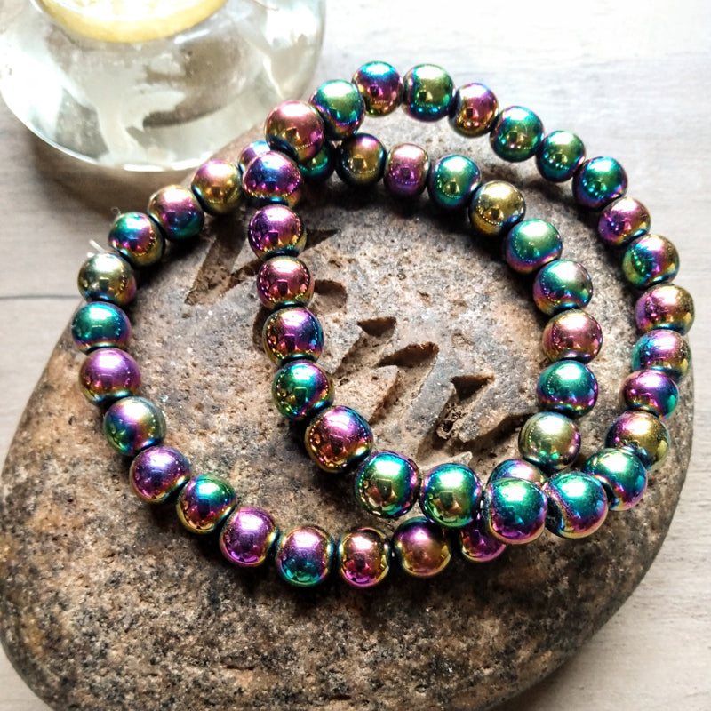 Rainbow Hematite "Freedom" Bracelet