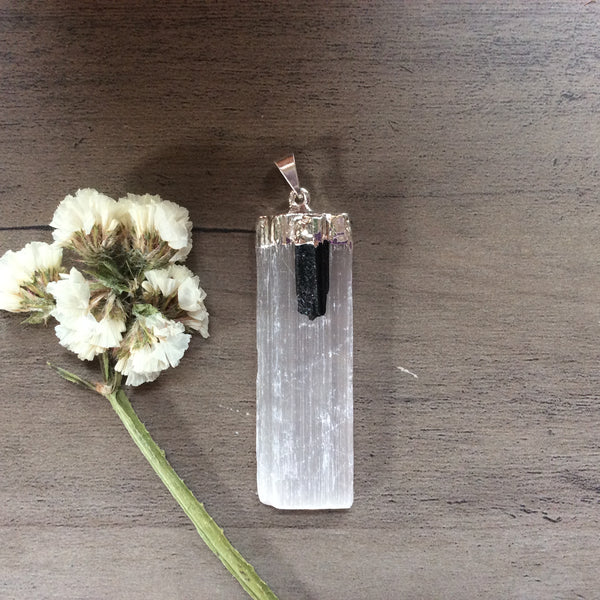 Selenite Pendants