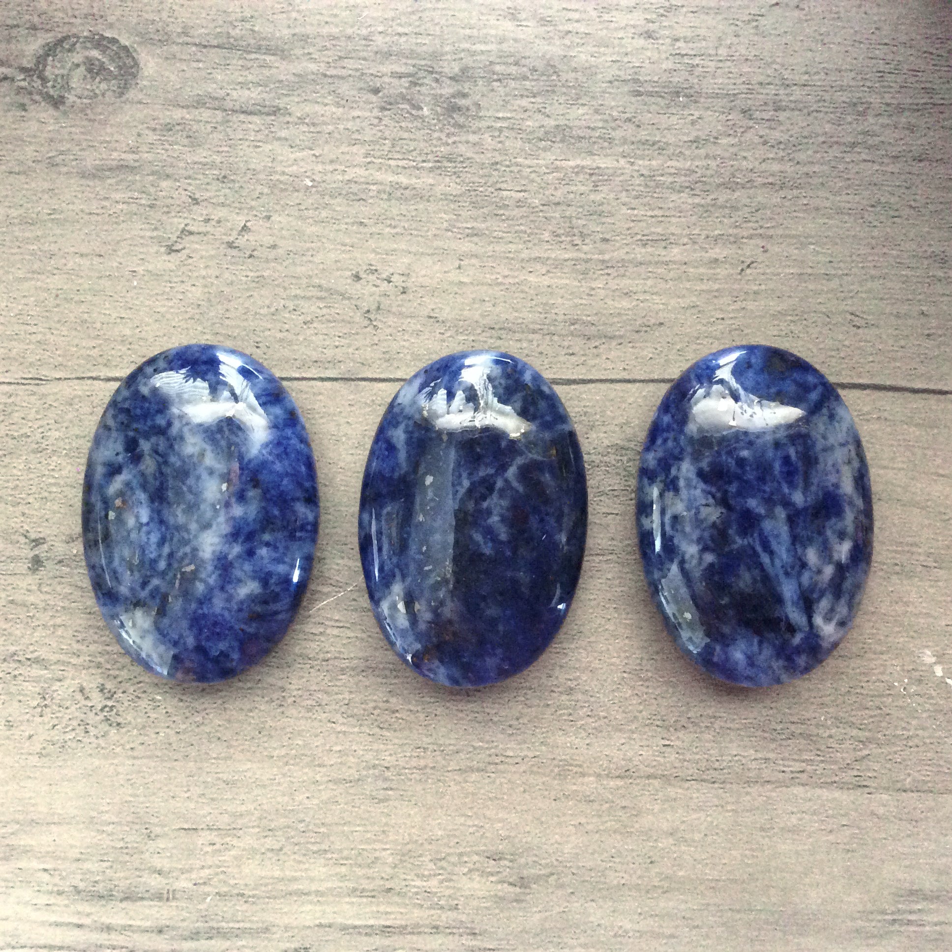 Sodalite Palm Stone