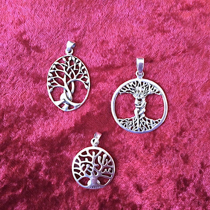 Tree Of Life Sterling Silver Pendants
